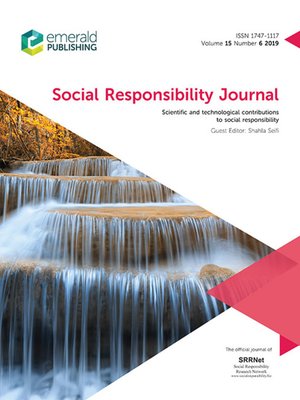 cover image of Social Responsibility Journal, Volume 15, Number 6